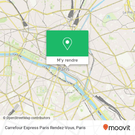 Carrefour Express Paris Rendez-Vous plan