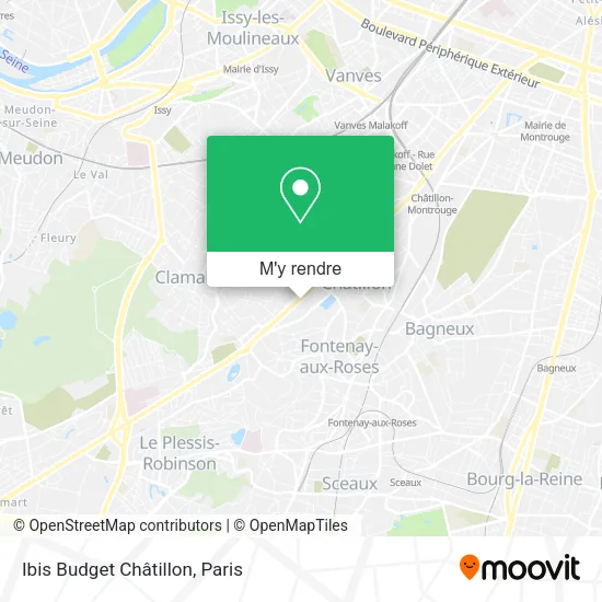 Ibis Budget Châtillon plan