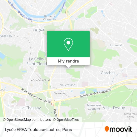 Lycée EREA Toulouse-Lautrec plan