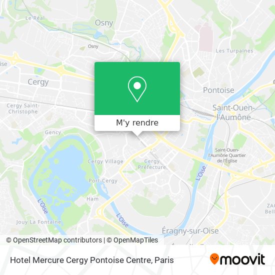 Hotel Mercure Cergy Pontoise Centre plan