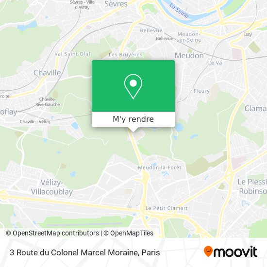 3 Route du Colonel Marcel Moraine plan