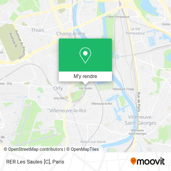 RER Les Saules [C] plan