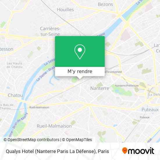 Qualys Hotel (Nanterre Paris La Défense) plan