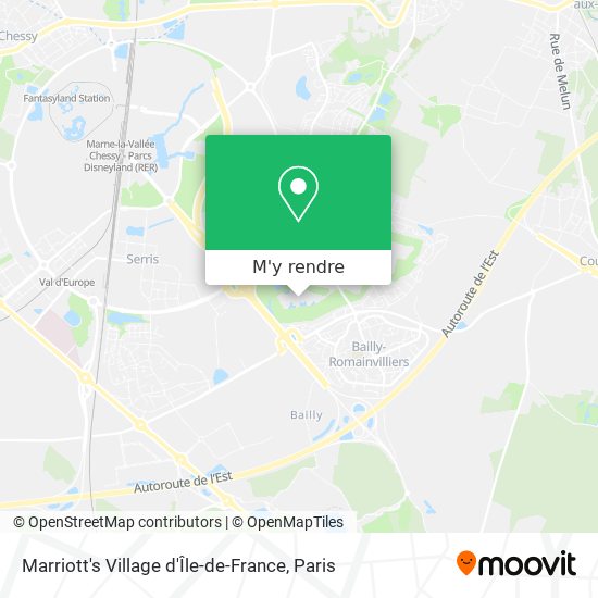 Marriott's Village d'Île-de-France plan
