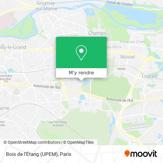Bois de l'Étang (UPEM) plan