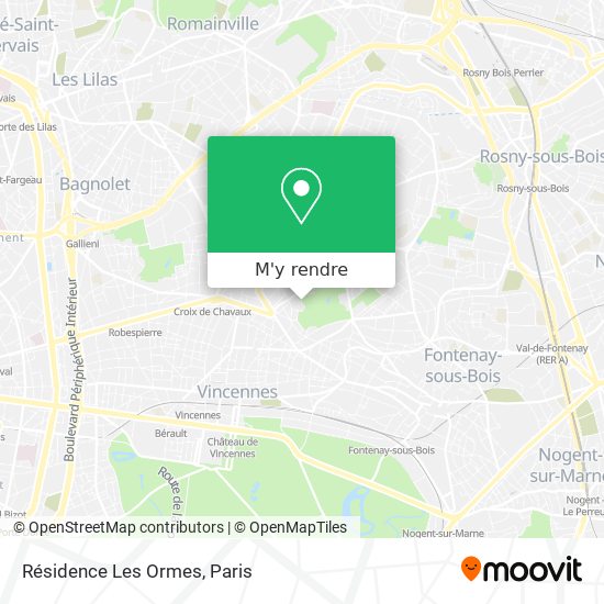 Résidence Les Ormes plan