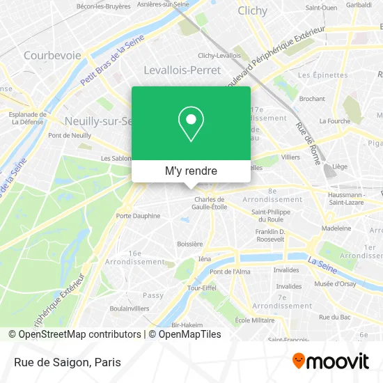 Rue de Saigon plan
