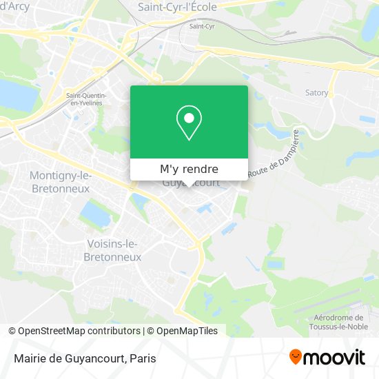 Mairie de Guyancourt plan