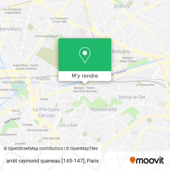 arrêt raymond queneau [145-147] plan