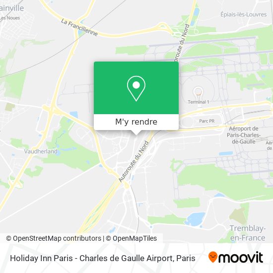 Holiday Inn Paris - Charles de Gaulle Airport plan