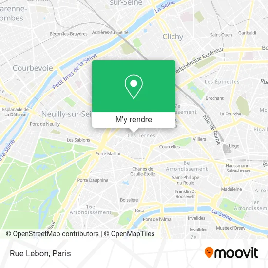 Rue Lebon plan