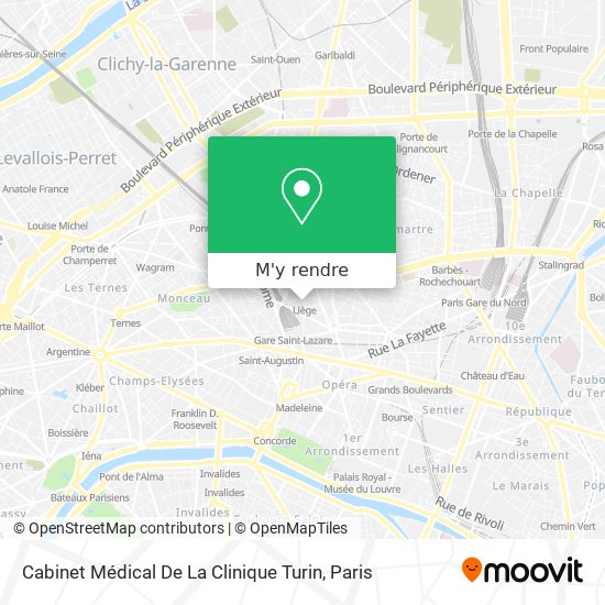 Cabinet Médical De La Clinique Turin plan