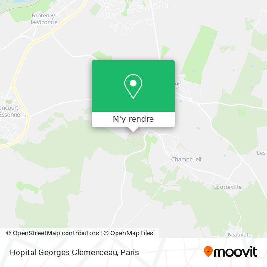 Hôpital Georges Clemenceau plan