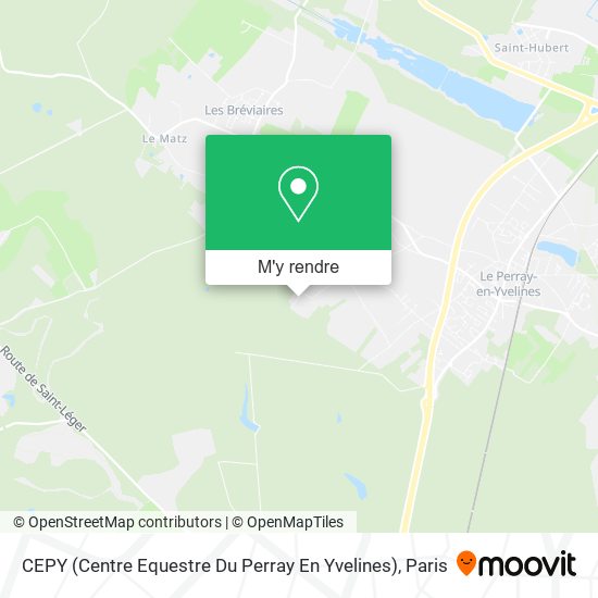 CEPY (Centre Equestre Du Perray En Yvelines) plan