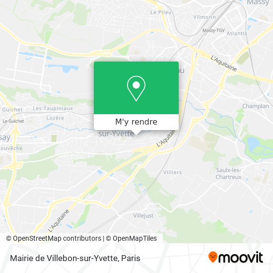 Mairie de Villebon-sur-Yvette plan
