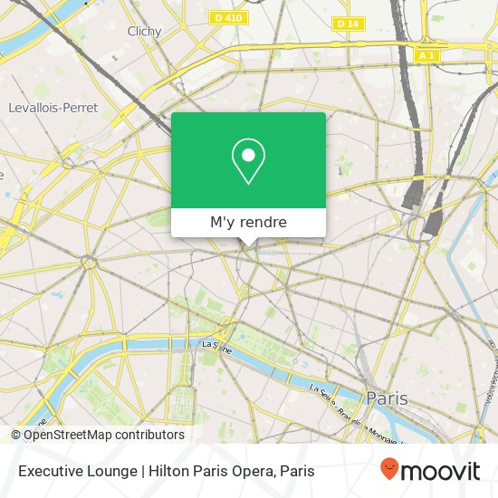 Executive Lounge | Hilton Paris Opera plan