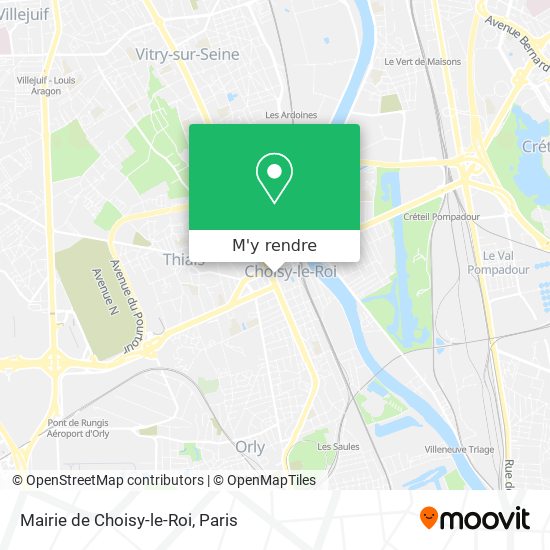 Mairie de Choisy-le-Roi plan