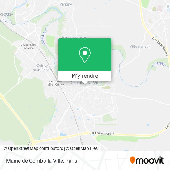 Mairie de Combs-la-Ville plan