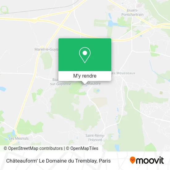 Châteauform’ Le Domaine du Tremblay plan