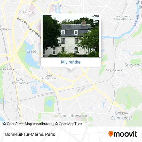 Bonneuil-sur-Marne plan