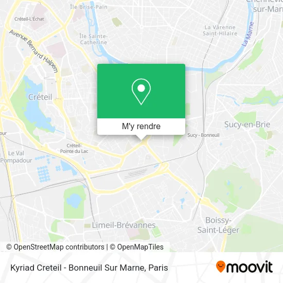 Kyriad Creteil - Bonneuil Sur Marne plan