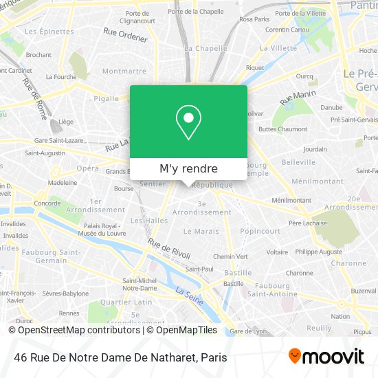 46 Rue De Notre Dame De Natharet plan