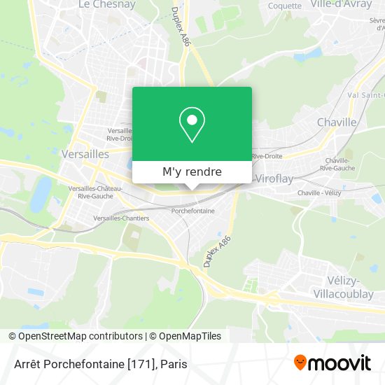 Arrêt Porchefontaine [171] plan