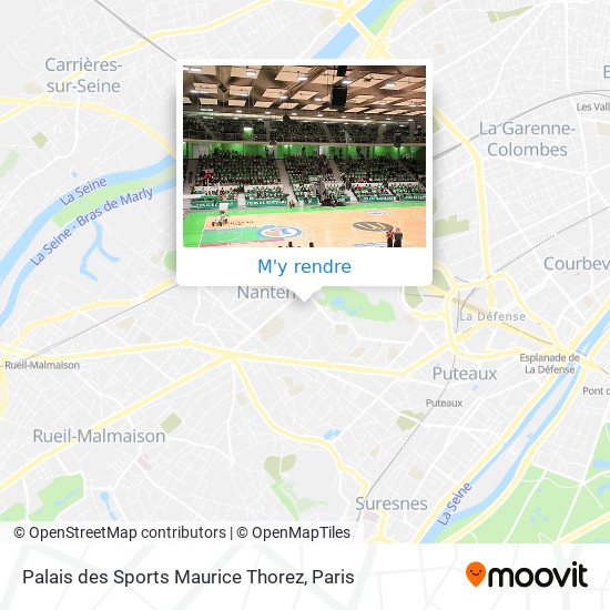 Palais des Sports Maurice Thorez plan