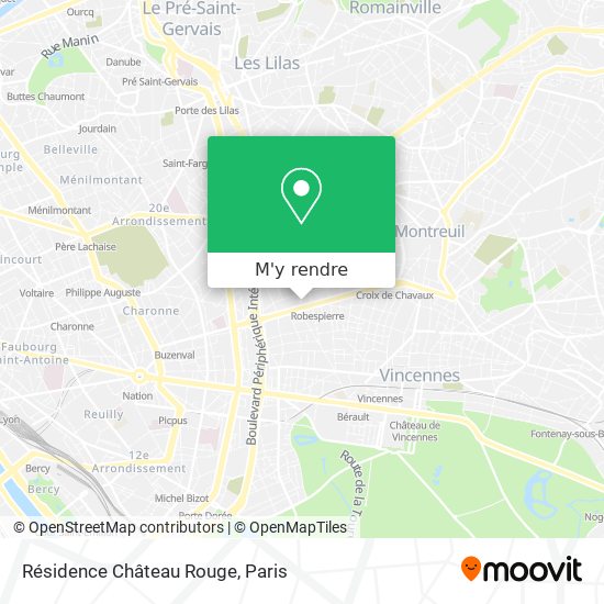 Résidence Château Rouge plan
