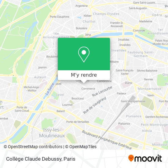 Collège Claude Debussy plan