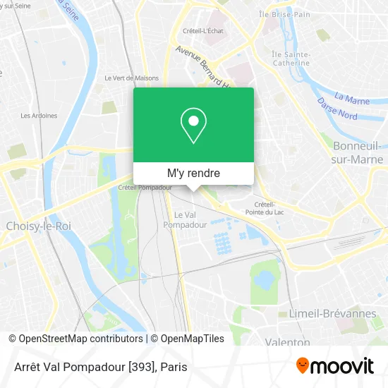 Arrêt Val Pompadour [393] plan