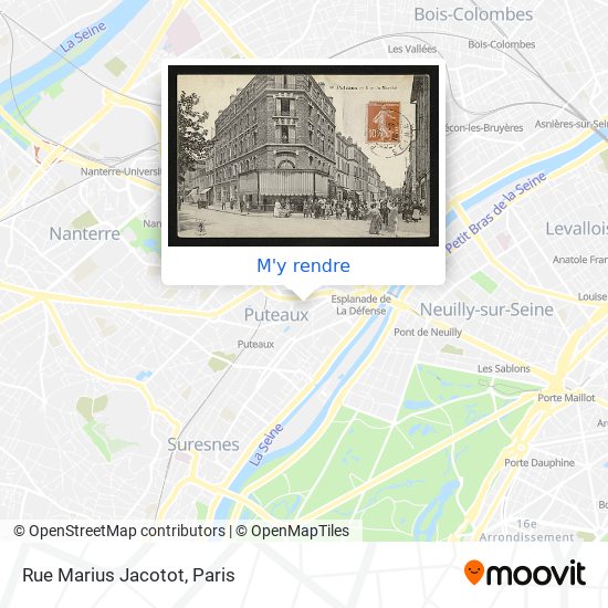 Rue Marius Jacotot plan