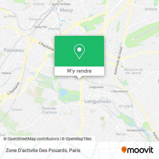 Zone D'activite Des Pouards plan