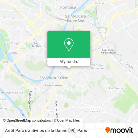 Arrêt Parc d'activités de la Danne [49] plan