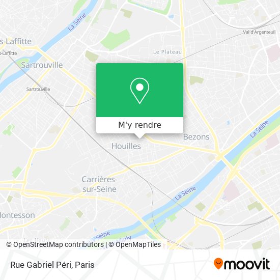 Rue Gabriel Péri plan