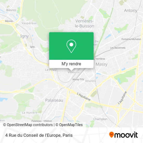 4 Rue du Conseil de l'Europe plan