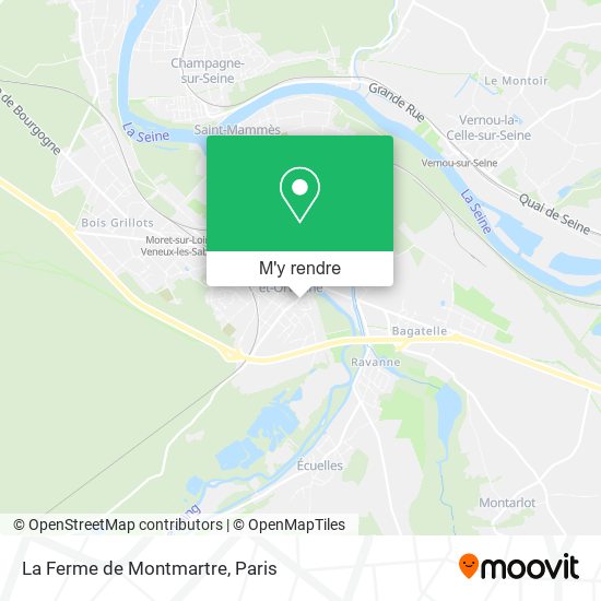 La Ferme de Montmartre plan