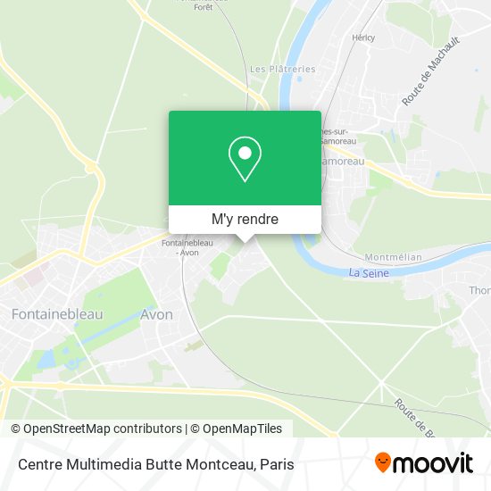 Centre Multimedia Butte Montceau plan