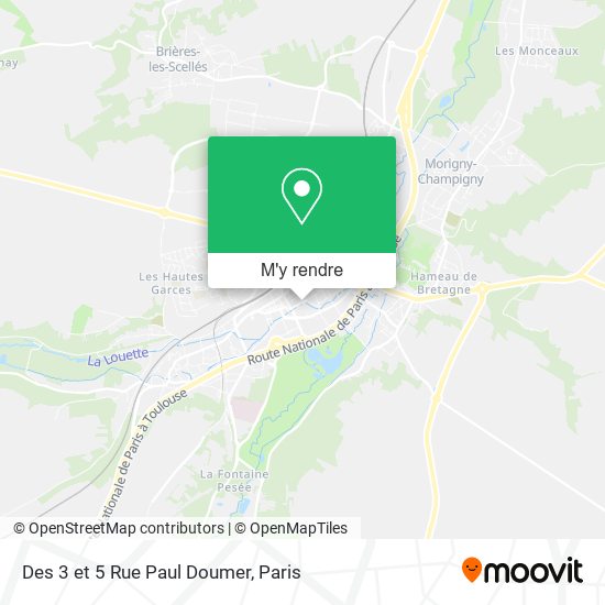 Des 3 et 5 Rue Paul Doumer plan