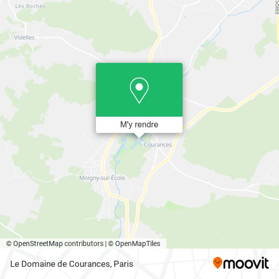 Le Domaine de Courances plan