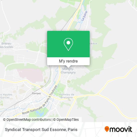 Syndicat Transport Sud Essonne plan