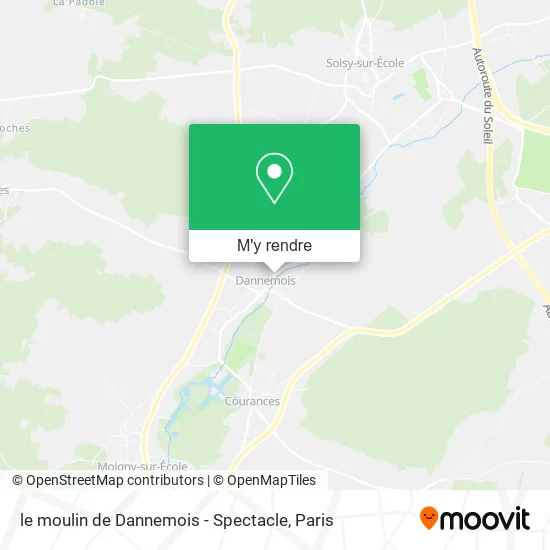 le moulin de Dannemois - Spectacle plan