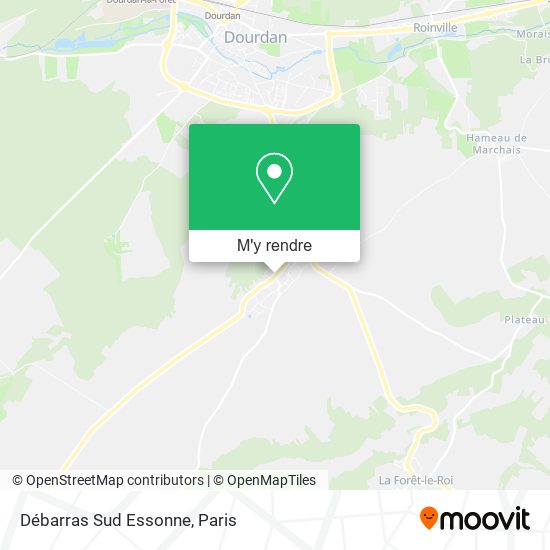 Débarras Sud Essonne plan