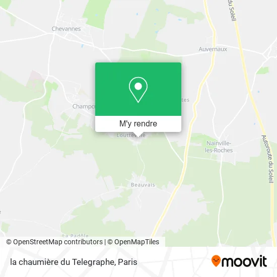 la chaumière du Telegraphe plan