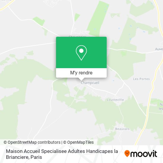 Maison Accueil Specialisee Adultes Handicapes la Brianciere plan