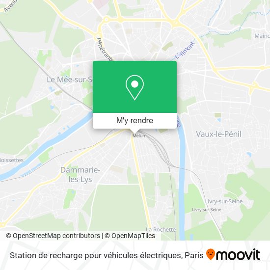 Station de recharge pour véhicules électriques plan