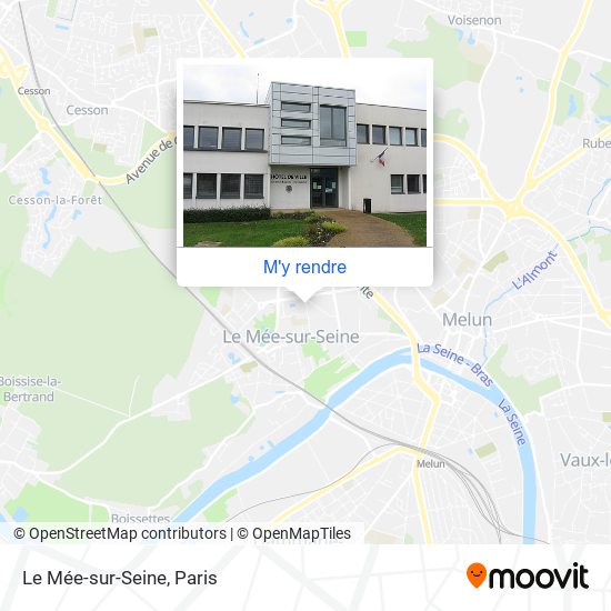 Le Mée-sur-Seine plan