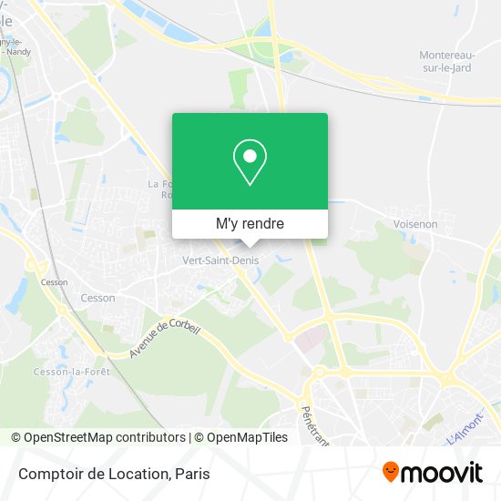 Comptoir de Location plan