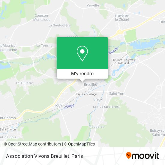 Association Vivons Breuillet plan