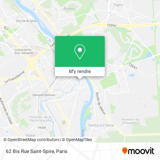 62 Bis Rue Saint-Spire plan